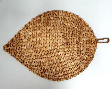 Decoratie plateau palmblad 47x36cm, Verzenden, Nieuw
