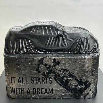Daluxe Art - 1999 • “Covered Car Dream” Sculpture –
