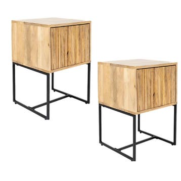 SD Styling | SET 2x SAM Nachtkast | OUTLET -50%, Ophalen, Nieuw