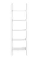 Ladder Boekenkast Wit – 5 Niveaus MDF Wandrek en Rek, Huis en Inrichting, Verzenden, Nieuw
