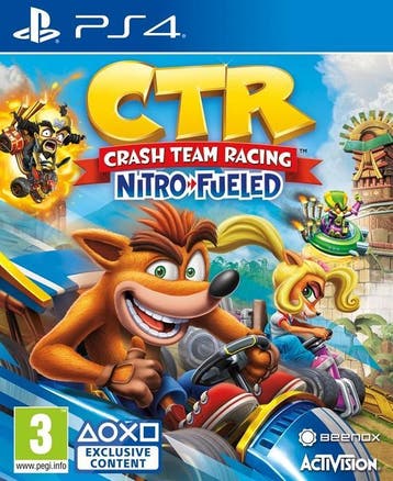 Crash Team Racing Nitro-Fueled PS4 Morgen in huis!, 1 speler, Ophalen of Verzenden, Zo goed als nieuw, Vanaf 7 jaar