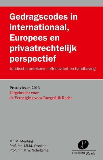 9789462510210 Preadviezen Vereniging voor Burgerlijk Rech..., Verzenden, Zo goed als nieuw, M.C. Menting