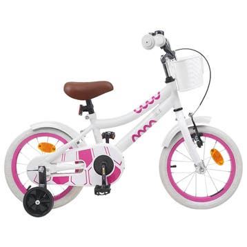 vidaXL Kinderfiets 16 Inch voor 4-6 jaar oud Wit, Verzenden, Nieuw