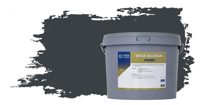 Wixx Siloxan Buitenprimer RAL 7016 | Antracietgrijs 10L, Doe-het-zelf en Verbouw, Verf, Beits en Lak, Verf, Grijs, Nieuw, 5 tot 10 liter
