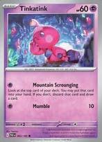 Tinkatink 082/182 reverse holo Paradox Rift, Ophalen of Verzenden, Nieuw, Losse kaart, Foil
