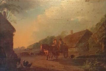 H. Ouboter (XVIII) - Paesaggio rurale olandese