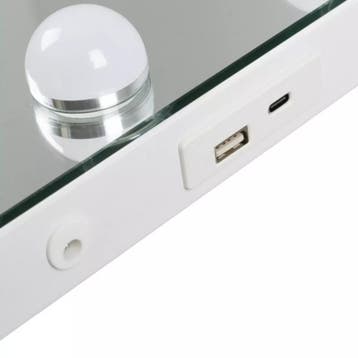 Soulima LED make-up spiegel 80x62 cm – verstelbaar licht.., Ophalen of Verzenden, Nieuw