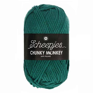 Scheepjes Chunky Monkey 100g - 1062 Evergreen, Verzenden, Nieuw