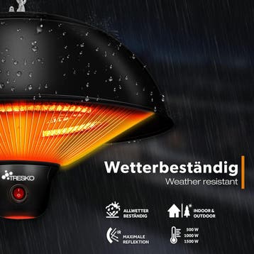 Terrasverwarmer - Infrarood Verwarming - Elektrisch - Heater, Verzenden, Zo goed als nieuw