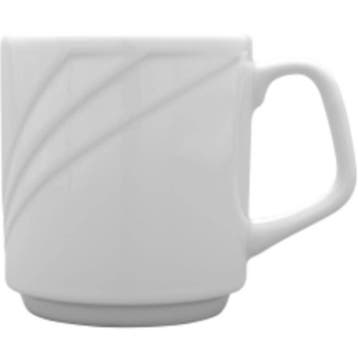 Mokken | ARCADIA | Porselein | Wit | 30cl | 6 Stuks |, Verzenden, Nieuw in verpakking