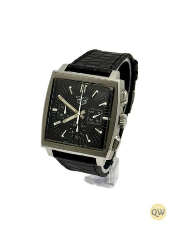 Tag Heuer Monaco Chronograph, Ophalen of Verzenden, Zo goed als nieuw, Polshorloge, TAG Heuer