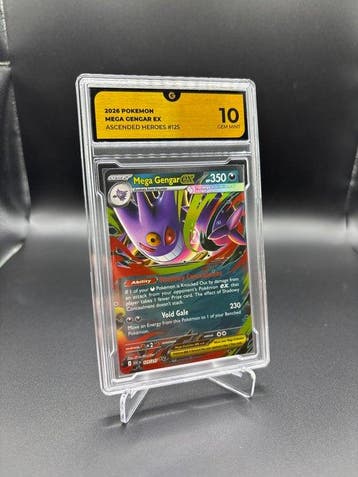 Pokémon - 1 Graded card - Mega Gengar EX 125 Ascended Heroes, Nieuw