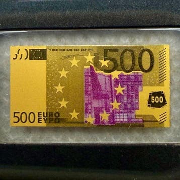 Tsjaad. Gold Bar ND 500 euro. 1/1000 Oz oro (.999) (Zonder