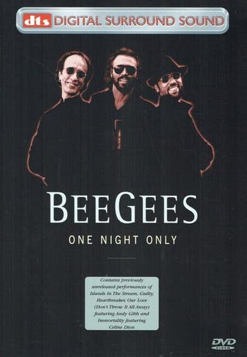 Bee Gees - One Night Only (DVD), Ophalen of Verzenden, Gebruikt