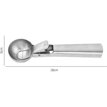 Benson IJsschep - RVS - Drukknop - 18 cm - Ø 5 cm (Keuken), Huis en Inrichting, Ophalen of Verzenden, Nieuw