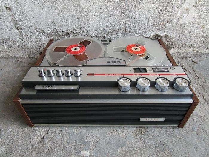 Philips - Aristona 9123 Reel-to-reel deck 18 cm, Audio, Tv en Foto, Radio's