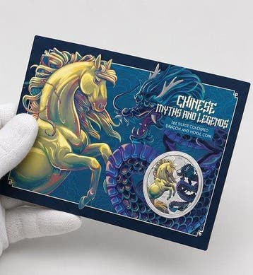 Australië. 1 Dollar 2026 – Dragon and Horse Opalite – 1 oz