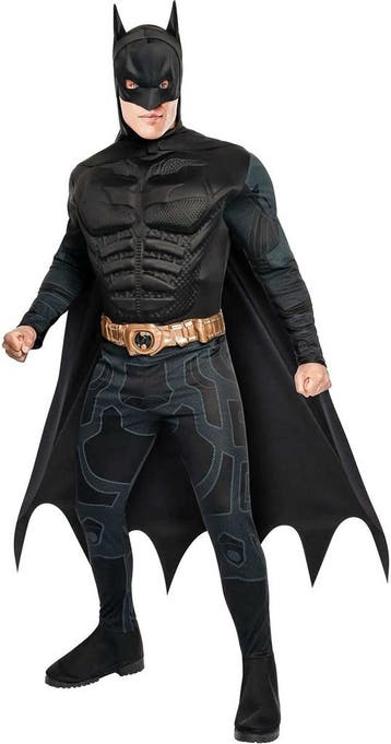 Batman Deluxe - Kostuum - Carnavalskleding - Volwassenen -, Ophalen of Verzenden, Zo goed als nieuw