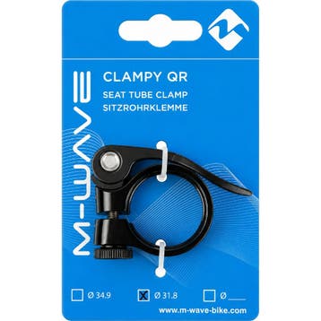 M-Wave Zadelpenklem - Snelspanner - Aluminium - 34.9mm -..., Fietsen en Brommers, Fietsonderdelen, Ophalen of Verzenden, Nieuw