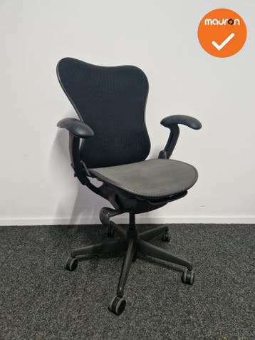 Herman Miller - Mirra 1 - Graphite - Netweave rug, Werkplek, Ophalen of Verzenden, Gebruikt, Stoel