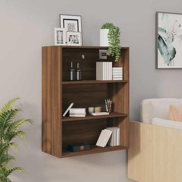 vidaXL Hangkast 69,5x32,5x90 cm bruin eikenkleur, Minder dan 50 cm, Verzenden, Nieuw, Minder dan 100 cm