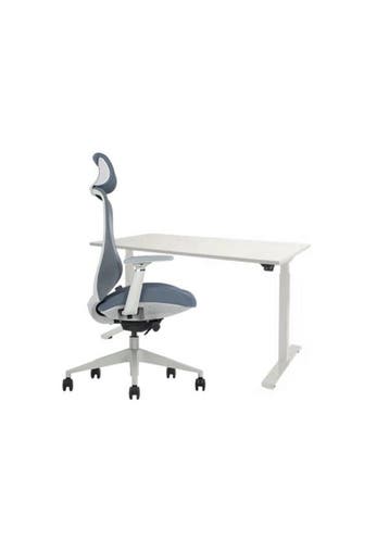 Complete ergonomische thuiswerkplek - Van €1162 bij ons €625, Nieuw, Ophalen of Verzenden, Grijs, Bureaustoel
