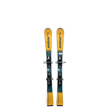 Elan Wingman + EL 4.5 GW – Kinderskis All-Mountain-110, Sport en Fitness, Overige merken, Gebruikt, Ophalen of Verzenden, Carve