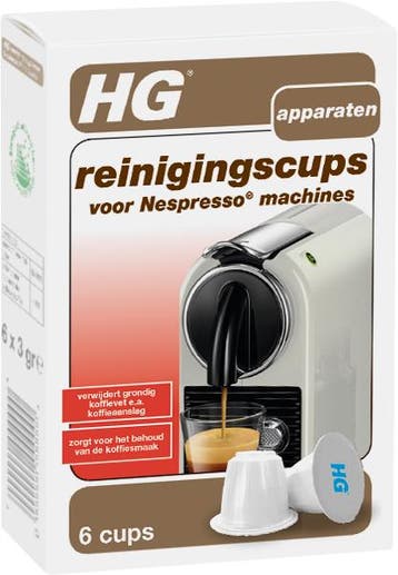 HG reinigingscups voor Nespresso machines, Verzenden, Nieuw