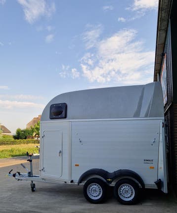 Humbaur paardentrailers, betrouwbaar en modern - op voorraad, Nieuw, Aluminium, 1½-paards trailer