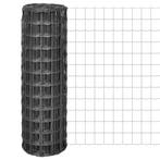 vidaXL Euro hek 25x1,2 m staal grijs, Verzenden, Nieuw, IJzer, Minder dan 1 meter