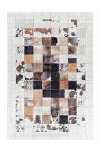 Wasbaar Vloerkleed | Fiesta | Dierenprint | Wit | 160x230 cm, Huis en Inrichting, Stoffering | Tapijten en Kleden, Verzenden, Nieuw