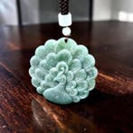 Snijwerk, Peacock Jade - 50.76 mm - NGTC-gecertificeerde
