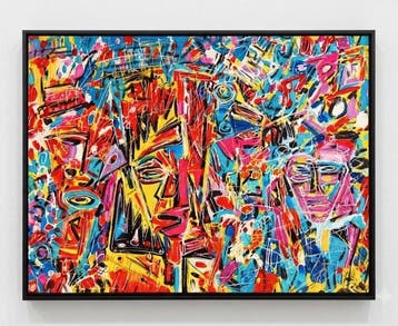 Nguyn V.L (1993) - Notre masque social 60 80 cm