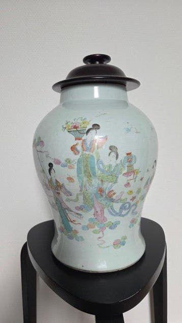 Vaas - Porselein - China - XL balustervaas