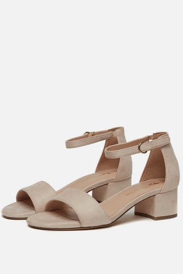 Tamaris Sandalen met hak beige Textiel - Dames - Maat 41 202, Kleding | Dames, Schoenen, Verzenden, Nieuw