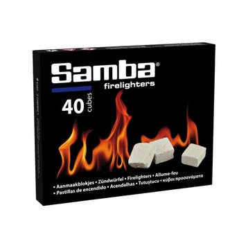 Samba Aanmaakblokjes - petroleumbasis - veilig aansteken,..., Ophalen of Verzenden, Nieuw