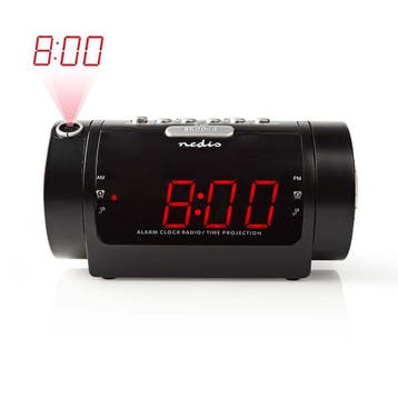 Digitale FM Wekker radio | LED display | 20 Voorkeurzenders, Verzenden, Nieuw