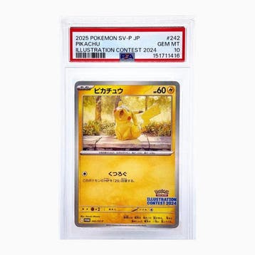 Pokémon - 1 Graded card - Pikachu 242/SV-P Promo card - PSA, Nieuw