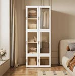 Draagbare Opvouwbare Kledingkast – 590L Opbergkast Wit 69×17, Verzenden, Nieuw