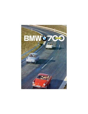 1962 BMW 700 LUXUS BROCHURE NEDERLANDS, Boeken, Nieuw, BMW, Author