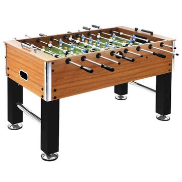 vidaXL Voetbaltafel 60 kg 140x74,5x87,5 cm staal lichtbruin, Verzenden, Nieuw