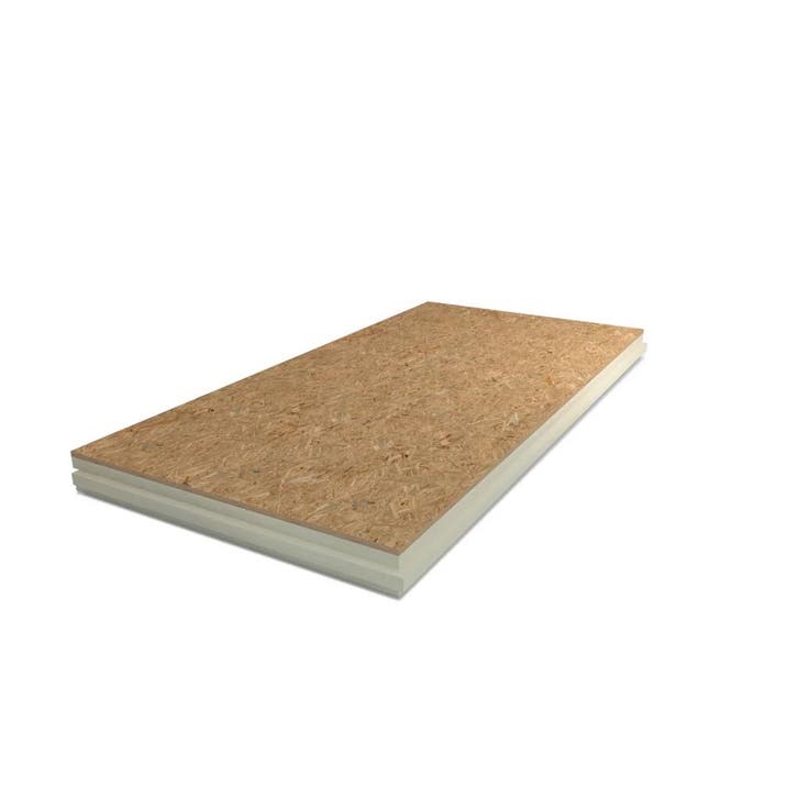 PIR+OSB 1200x600x140+9mm T&G Rd:6.36 (=0,72 mÂ²), Doe-het-zelf en Verbouw, Isolatie en Afdichting, Nieuw, Minder dan 5 m², Minder dan 4 cm
