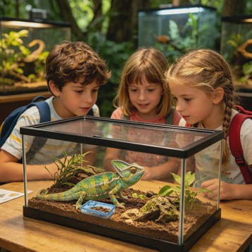 Ontsnappingsvrije Voerbak Reptielen - Ideaal voor Geleedpoti, Dieren en Toebehoren