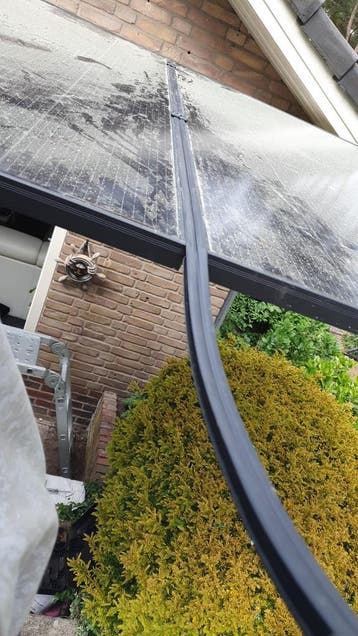 Zonnepanelen op uw carport of veranda, zonder dakbeschot, Ophalen, Nieuw, Compleet systeem, 200 wattpiek of meer