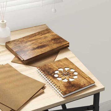 vidaXL Decorpanelen 150 st Gerookt eiken 15 x 21 x 0,27 cm, Hobby en Vrije tijd, Verzenden, Nieuw