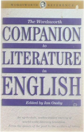 The Wordsworth Companion to English Literature 9781853263361, Verzenden, Gelezen, Ed : Ian Ousby
