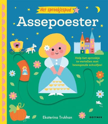 Boek: Het sprookjespad - Assepoester - (als nieuw), Verzenden, Zo goed als nieuw