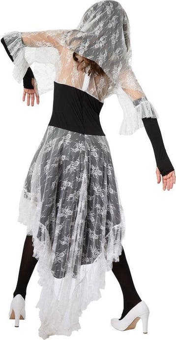2dekans | Dressforfun Griezelige skeletbruid XXL -, Ophalen of Verzenden, Zo goed als nieuw