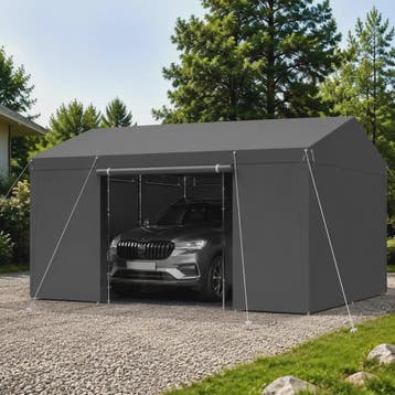 Robuuste Tent Carport 3.65 x 6.09 M - Jaarrond Bescherming m