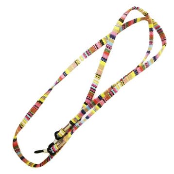 Fako Bijoux - Brillenkoord - Inka - 70cm - Beige, Verzenden, Nieuw